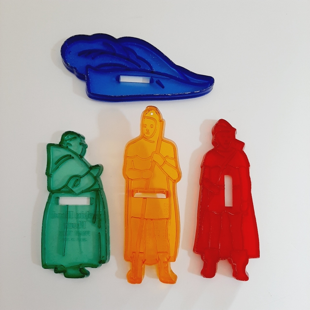 🍒 Vintage 4x ROBIN HOOD FLOUR Promo Cookie Cutters